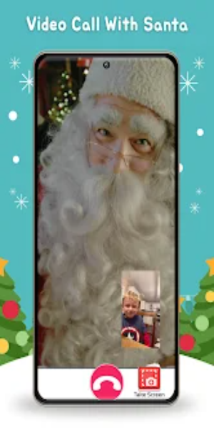 Facetime Santa Call Santa App Captura de tela 0