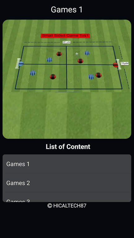 Football Small Sided Games 스크린샷 1