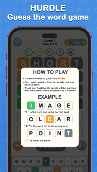 Hurdle - Guess The Word Screenshot 1