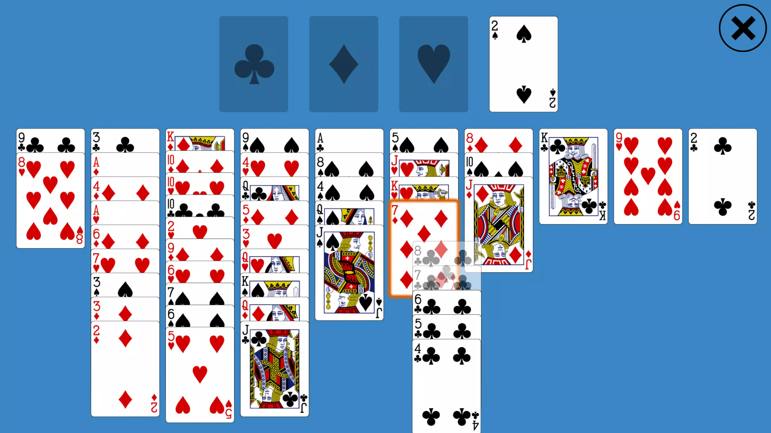 Classic Simple Simon Solitaire Screenshot 2