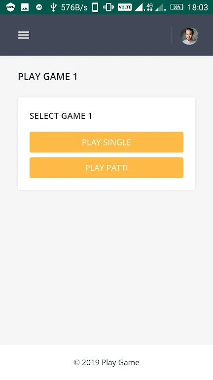 SampleGameApp Zrzut ekranu 0