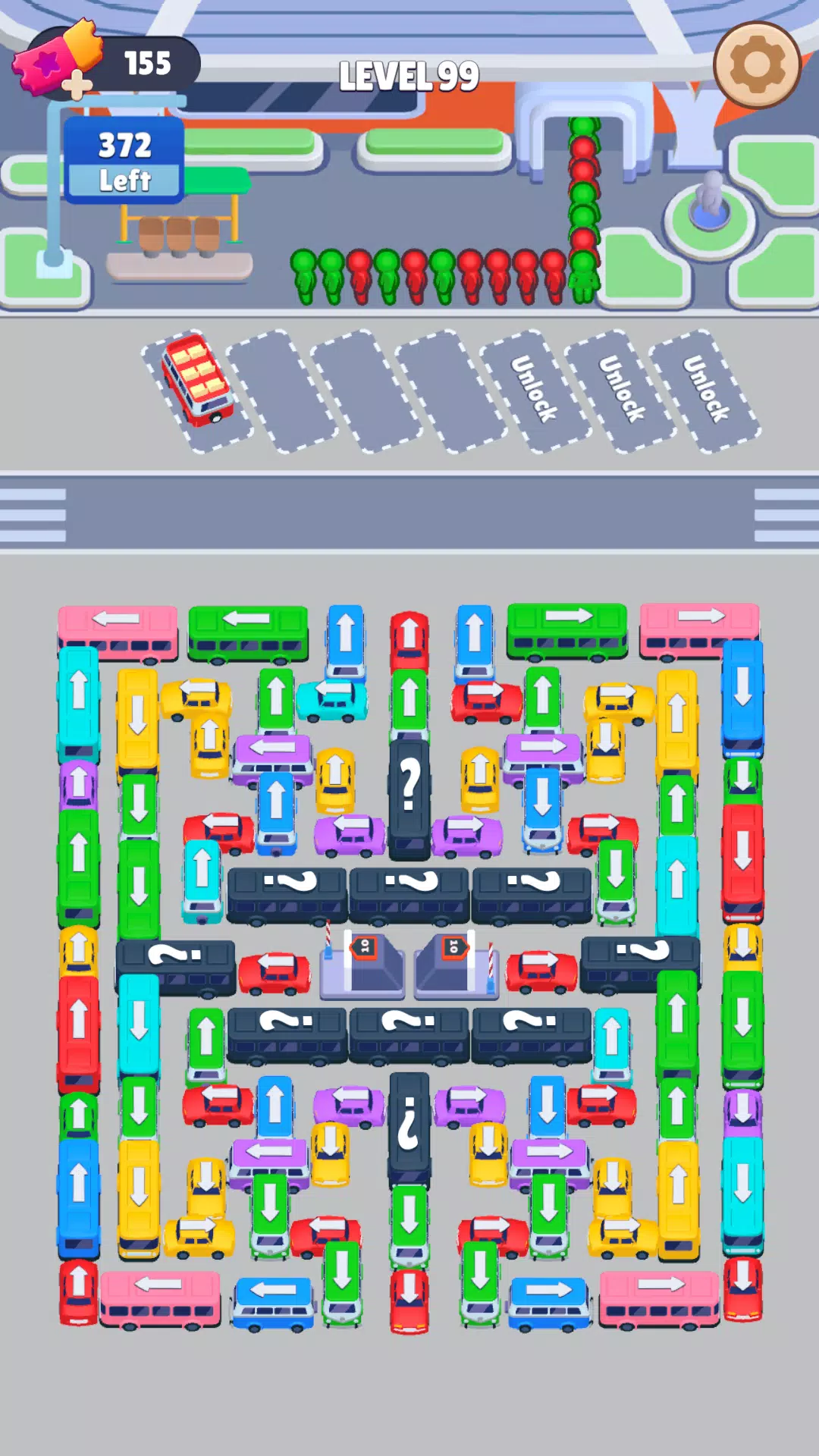 Schermata Bus Sort: Car Parking Jam 2