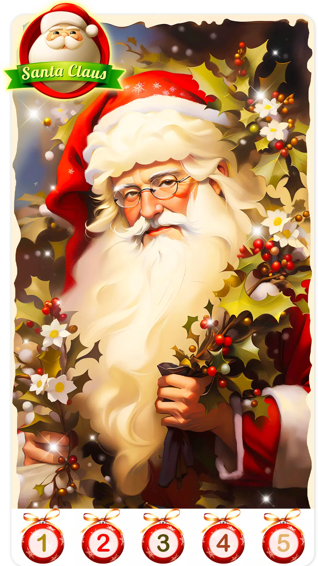 Christmas Santa Family Color Screenshot 1