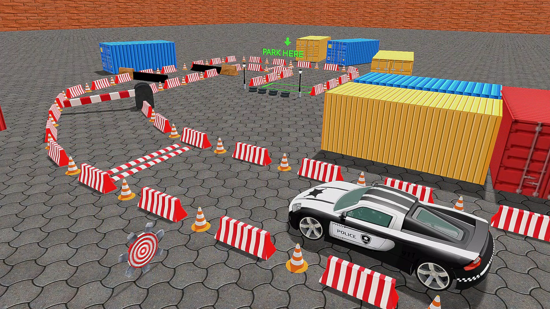 Police Car Parking Car Game 3D 스크린샷 1