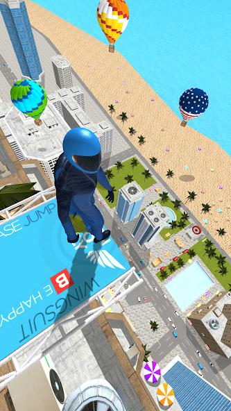 Base Jump Wing Suit Flying Mod Schermafbeelding 1