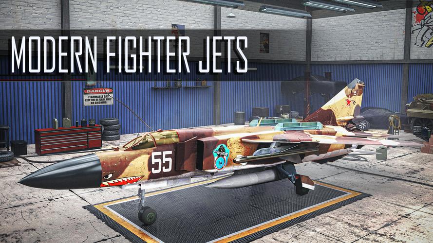 Jet Fighter: Sky Combat 3D 스크린샷 2
