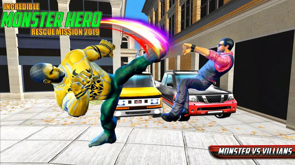 Incredible Monster Superhero Crime City 2018 Ekran Görüntüsü 2
