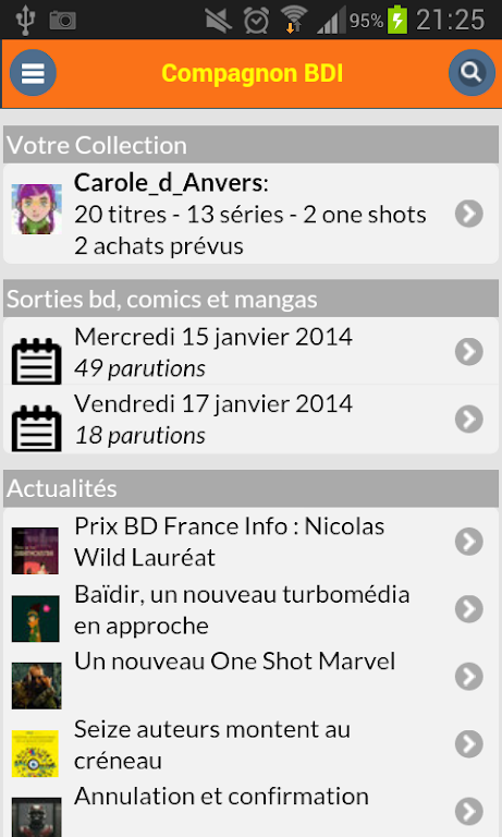 comic info Captura de tela 0