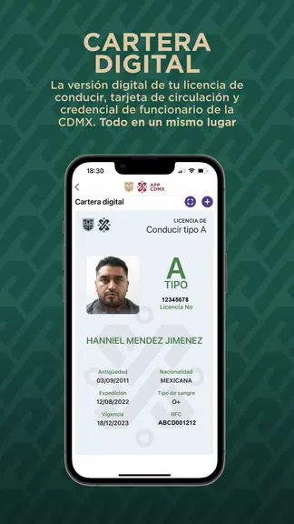 Schermata App CDMX 2