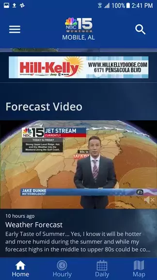 NBC 15 WPMI Weather 스크린샷 1