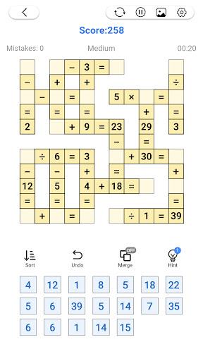 Math Number: Cross Math Puzzle Ảnh chụp màn hình 3