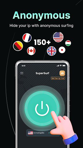 SuperSurf VPN - Fast &Safe VPN ภาพหน้าจอ 3