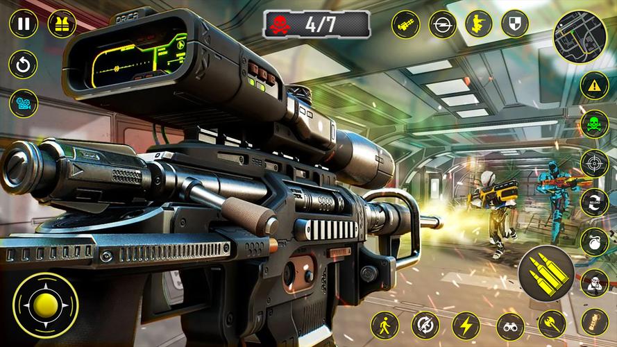 Robot Shooting Game スクリーンショット 0
