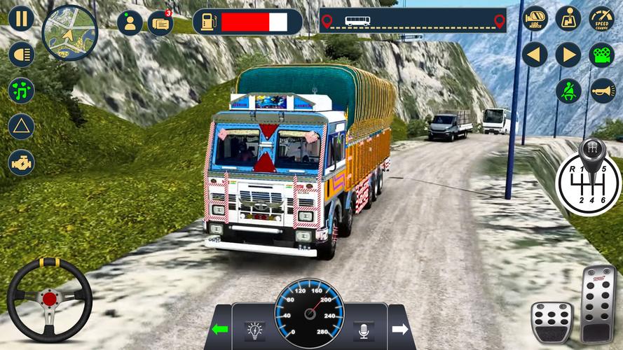 Indian Truck Drive Lorry Games Captura de pantalla 0