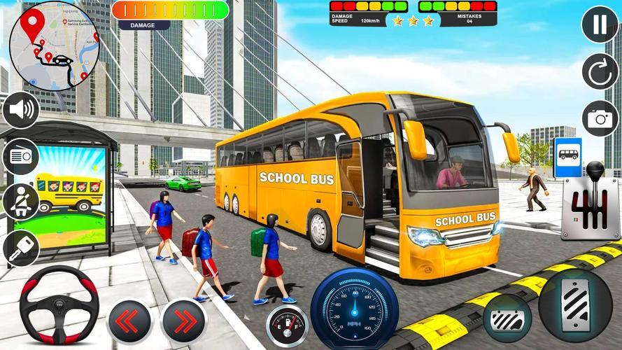 School Bus Simulator Bus Games ဖန်သားပြင်ဓာတ်ပုံ 2