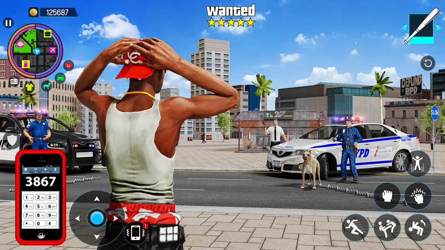 Gangster Mafia City Crime Game Ekran Görüntüsü 0