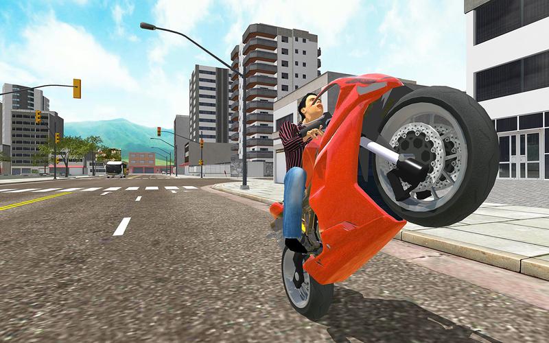Motorbike Rush Drive Simulator Captura de pantalla 2