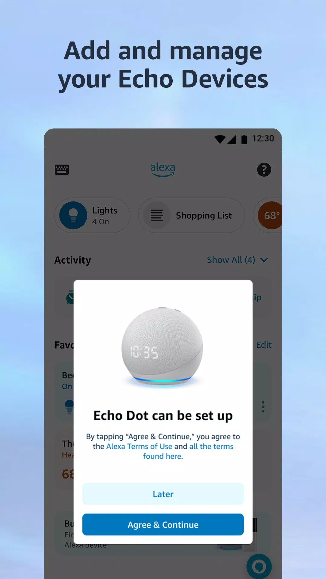 Amazon Alexa स्क्रीनशॉट 1