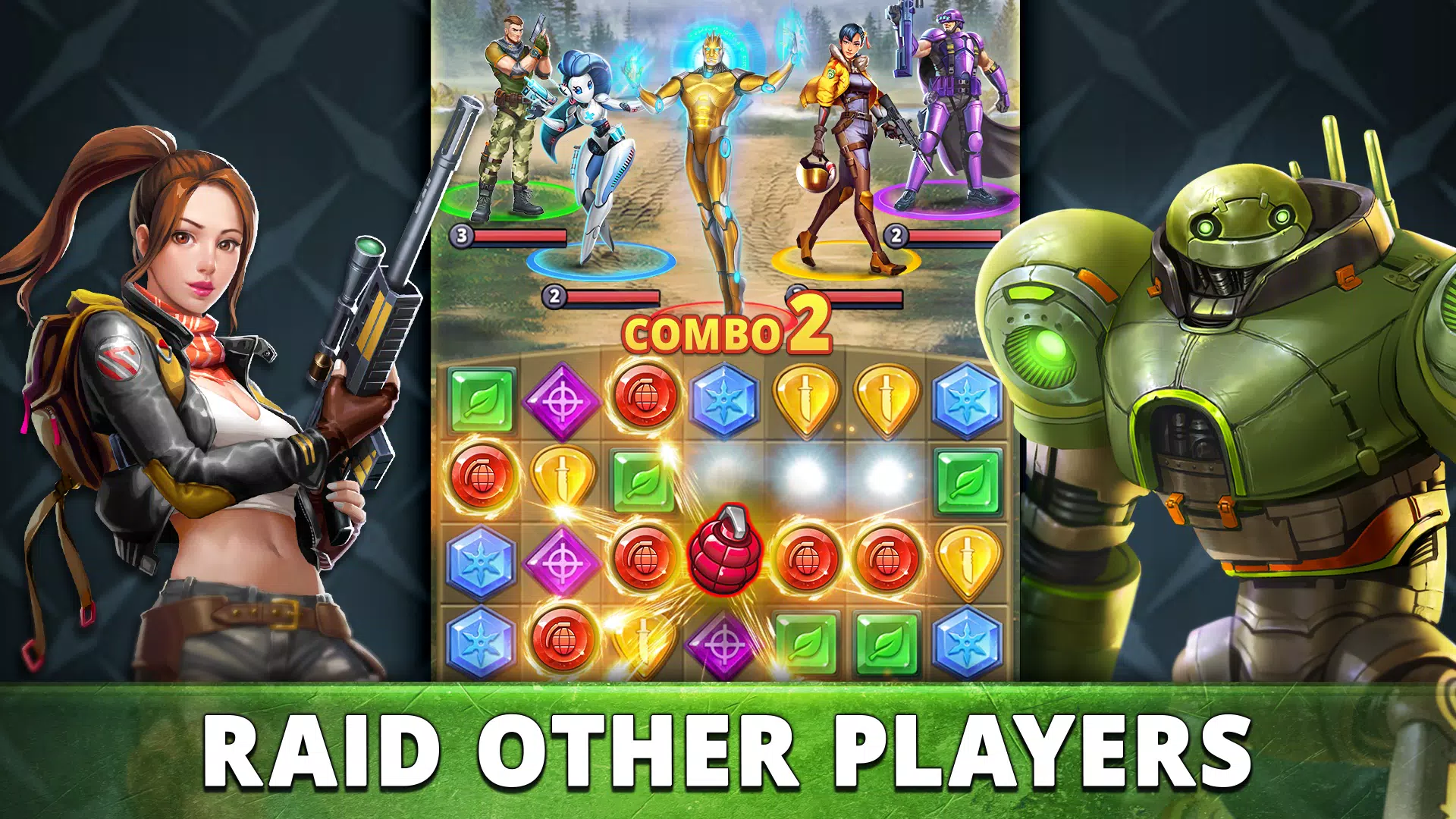 Puzzle Combat: Match-3 RPG应用截图第1张