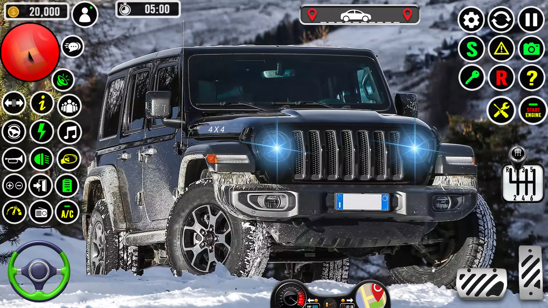 Jeep Driving Game: SUV Jeep 스크린샷 1