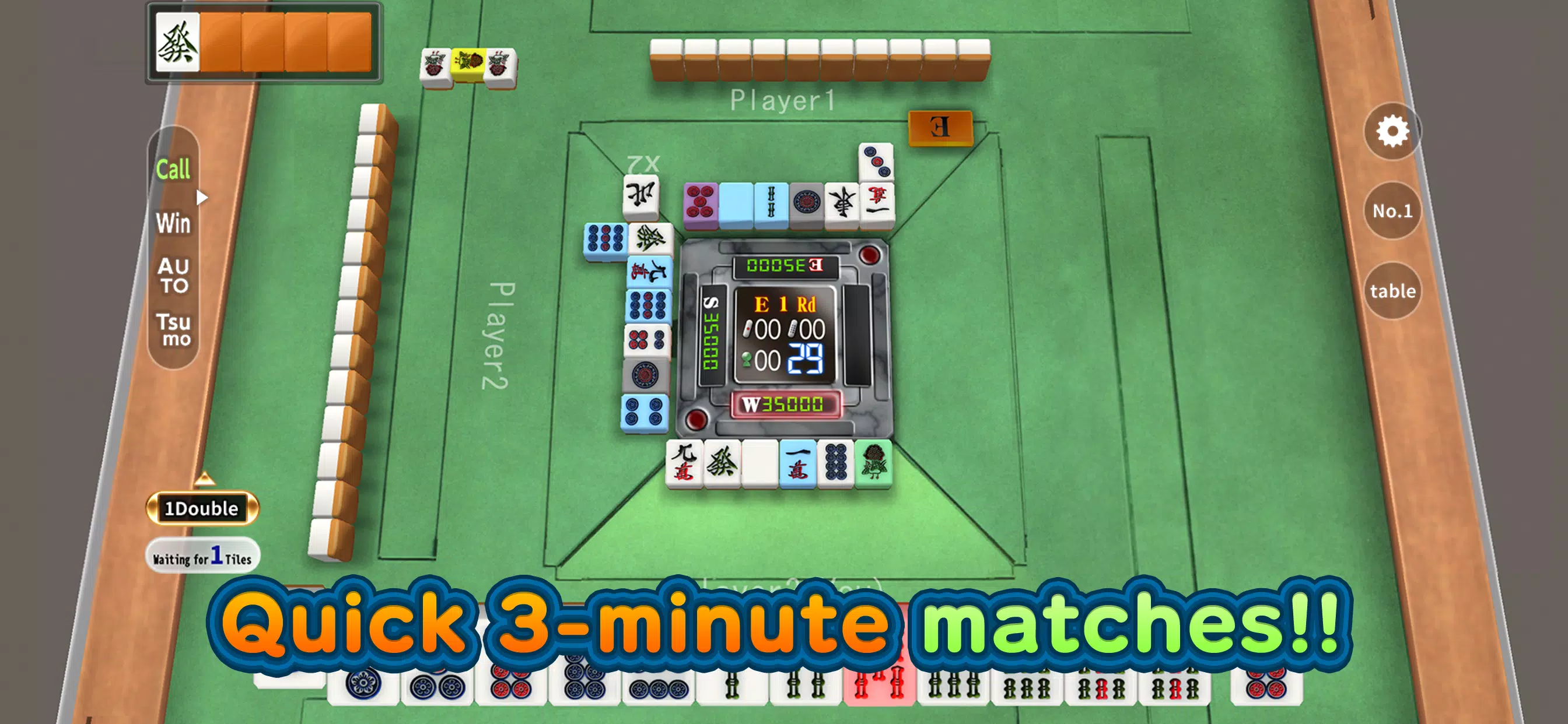 Three-Minute Mahjong Quest 스크린샷 1