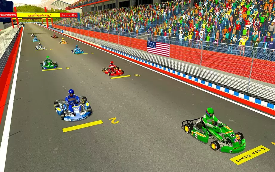 Go Kart Racing Games 3D Stunt應用截圖第3張