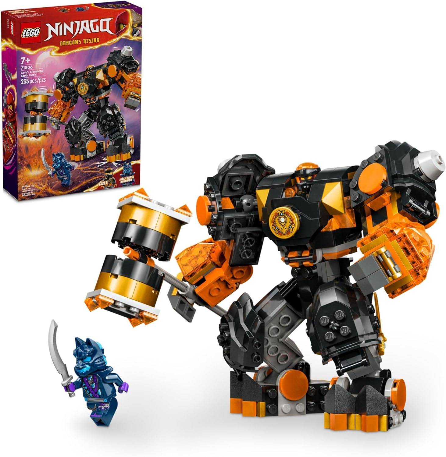 Elemental Earth Mech ของ Lego Ninjago Cole