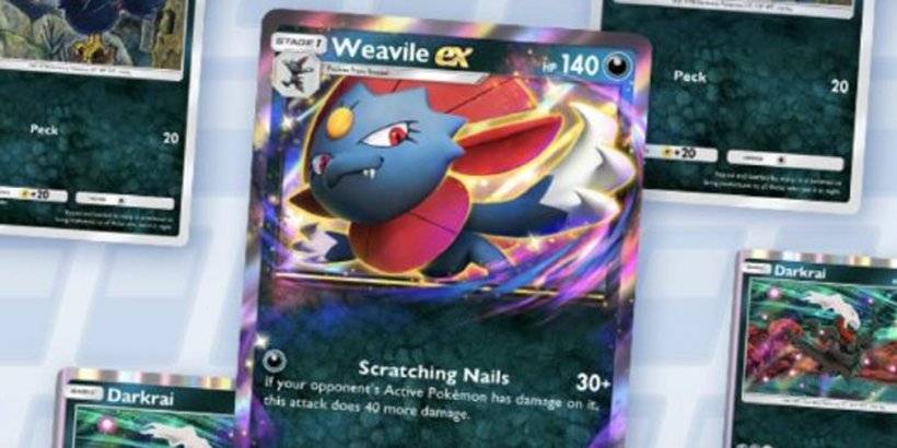 Cartões do tipo escuridão destacados no último evento de surto de Pokemon TCG Pocket