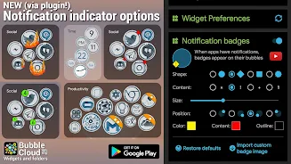 Bubble Cloud Widgets + Folders Zrzut ekranu 1