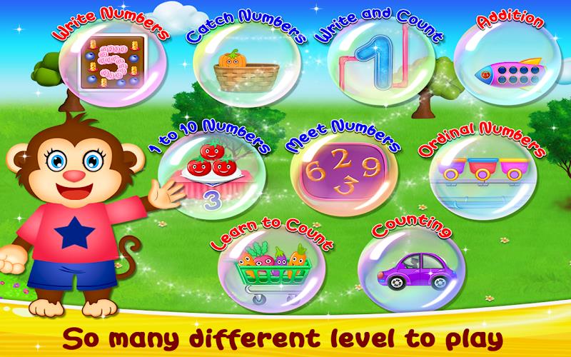 Baby Numbers Learning Game 스크린샷 1