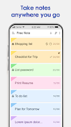 Notes - Color Notepad Schermafbeelding 0