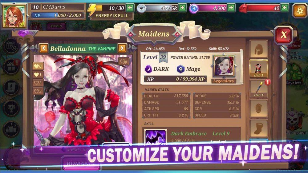 Crystal Maidens Tangkapan skrin 0