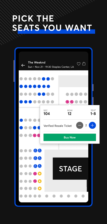 Ticketmaster ภาพหน้าจอ 3