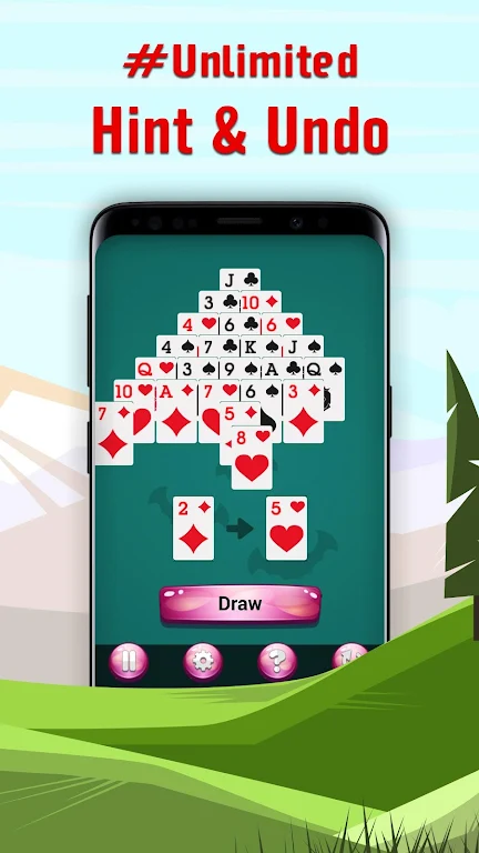 Pyramid - Classic Solitaire スクリーンショット 2