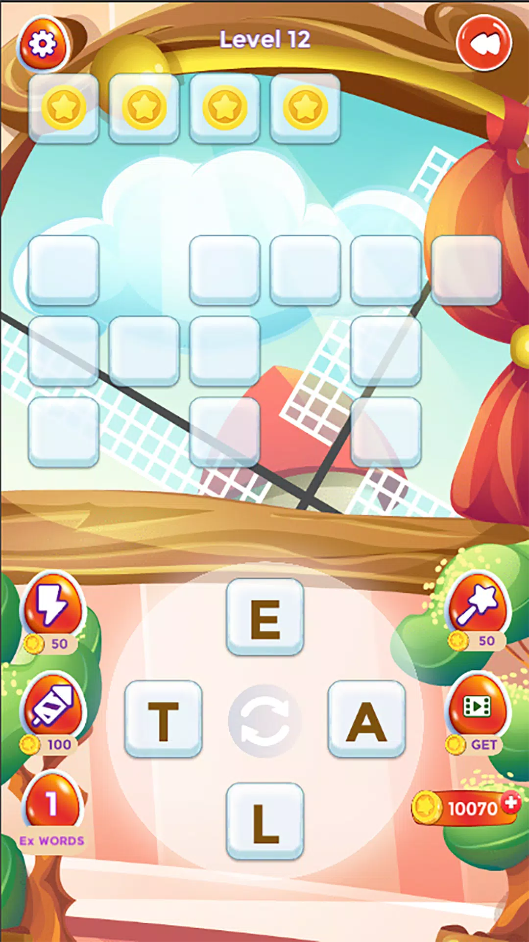 Word Scrape Captura de pantalla 0