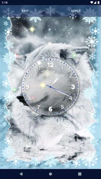 Night Wolf Live Wallpaper ภาพหน้าจอ 2