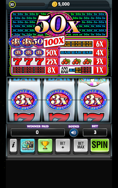 Diamond Triple Slots - Vegas Slots Capture d'écran 3