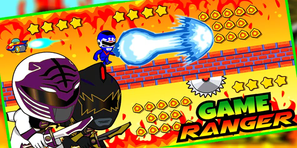 Superheroes Dino Rangers Dash Tangkapan skrin 0