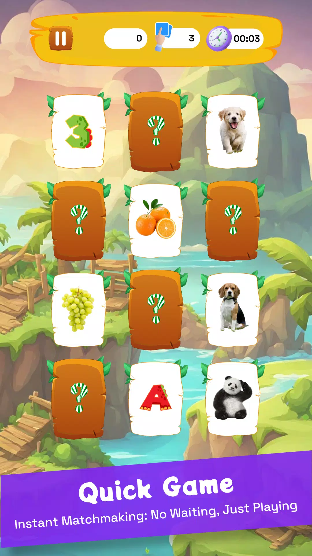 Matching Master : Memory Game ဖန်သားပြင်ဓာတ်ပုံ 2