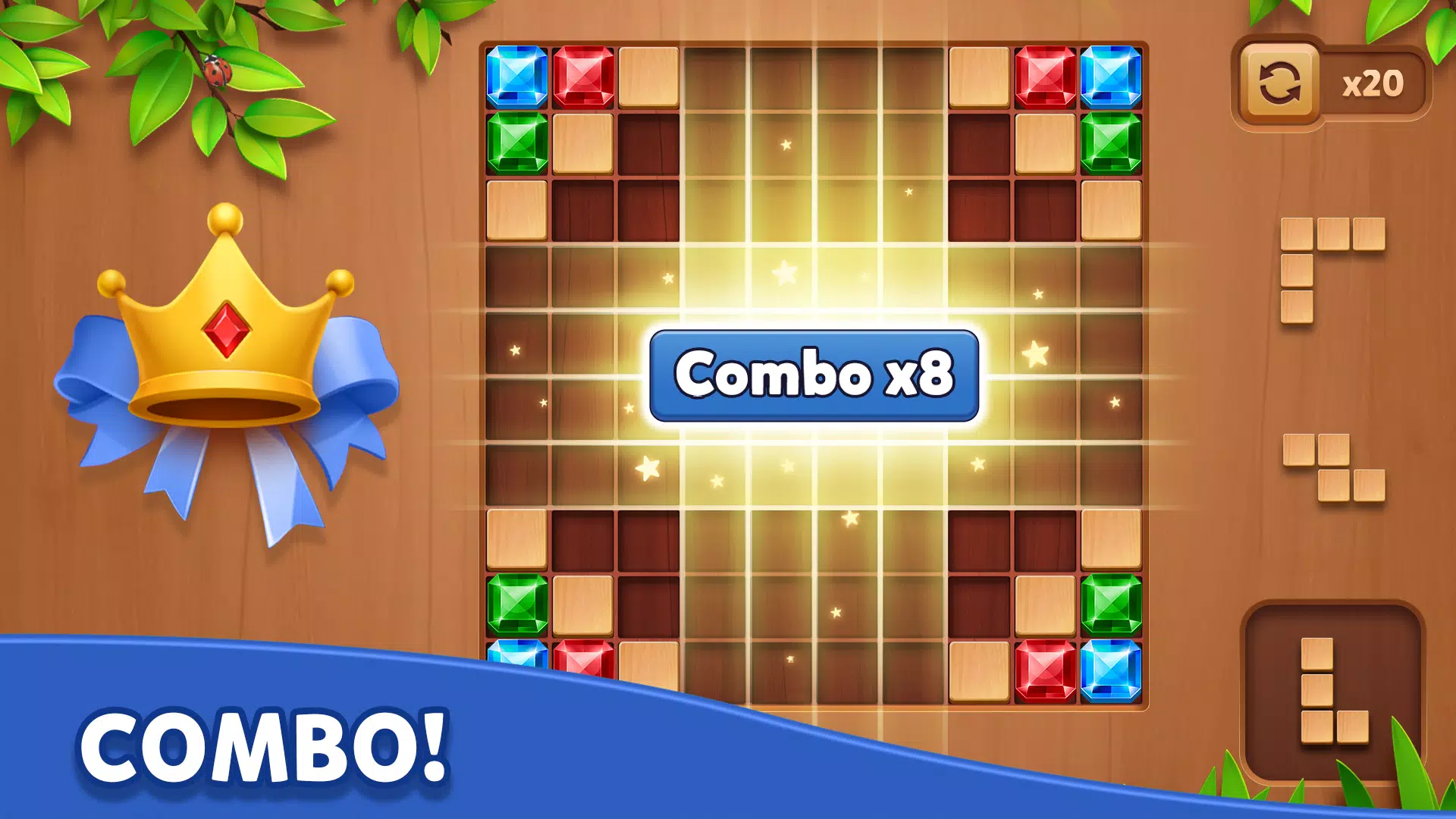 Cube Block - Woody Puzzle Game Screenshot 2