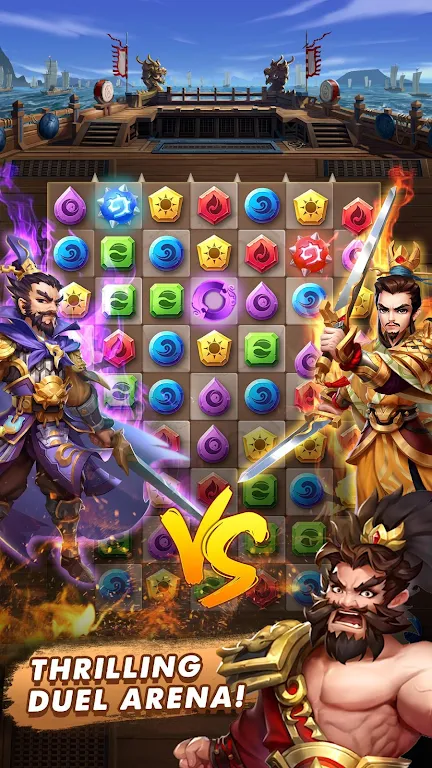 Three Kingdoms & Puzzles: Matc Ekran Görüntüsü 2