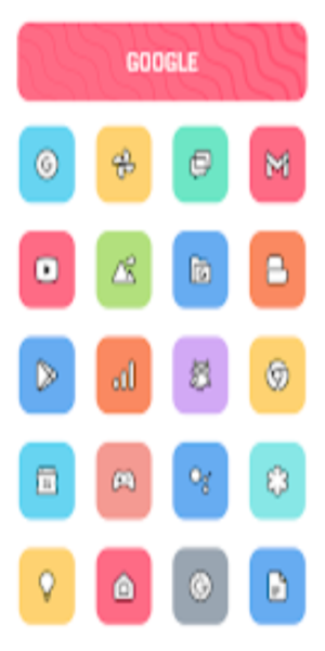 Crayon Adaptive IconPack Tangkapan skrin 1