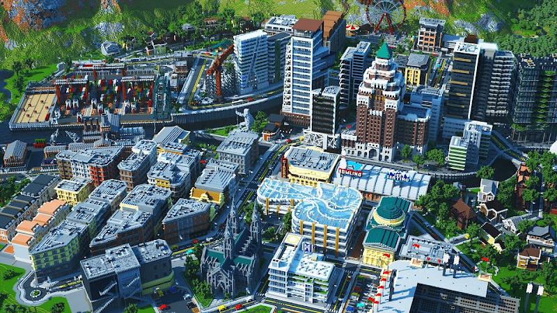 Cities maps for minecraft ဖန်သားပြင်ဓာတ်ပုံ 1