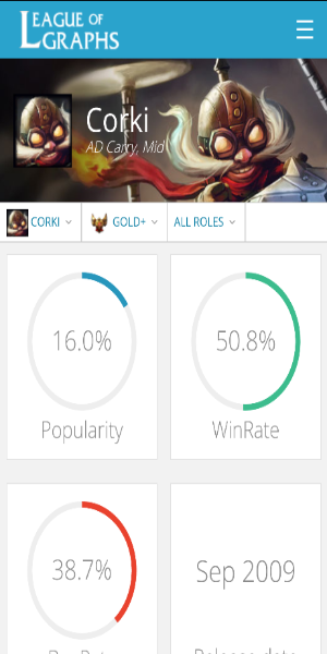 League of Graphs Capture d'écran 0