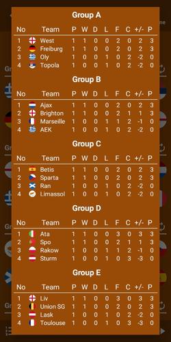 Europa Football Calculator 23 スクリーンショット 3