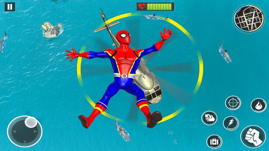 Robot Spider Hero Spider Games Captura de pantalla 3