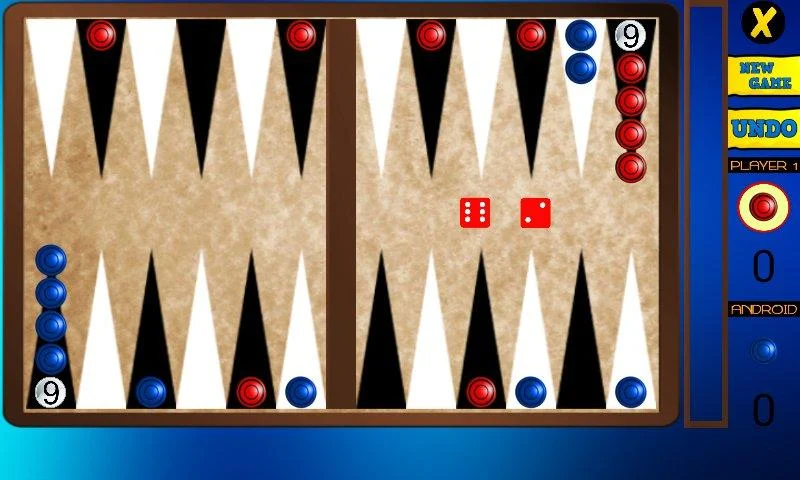 Narde - Long Backgammon by Clarka Apps Captura de pantalla 1
