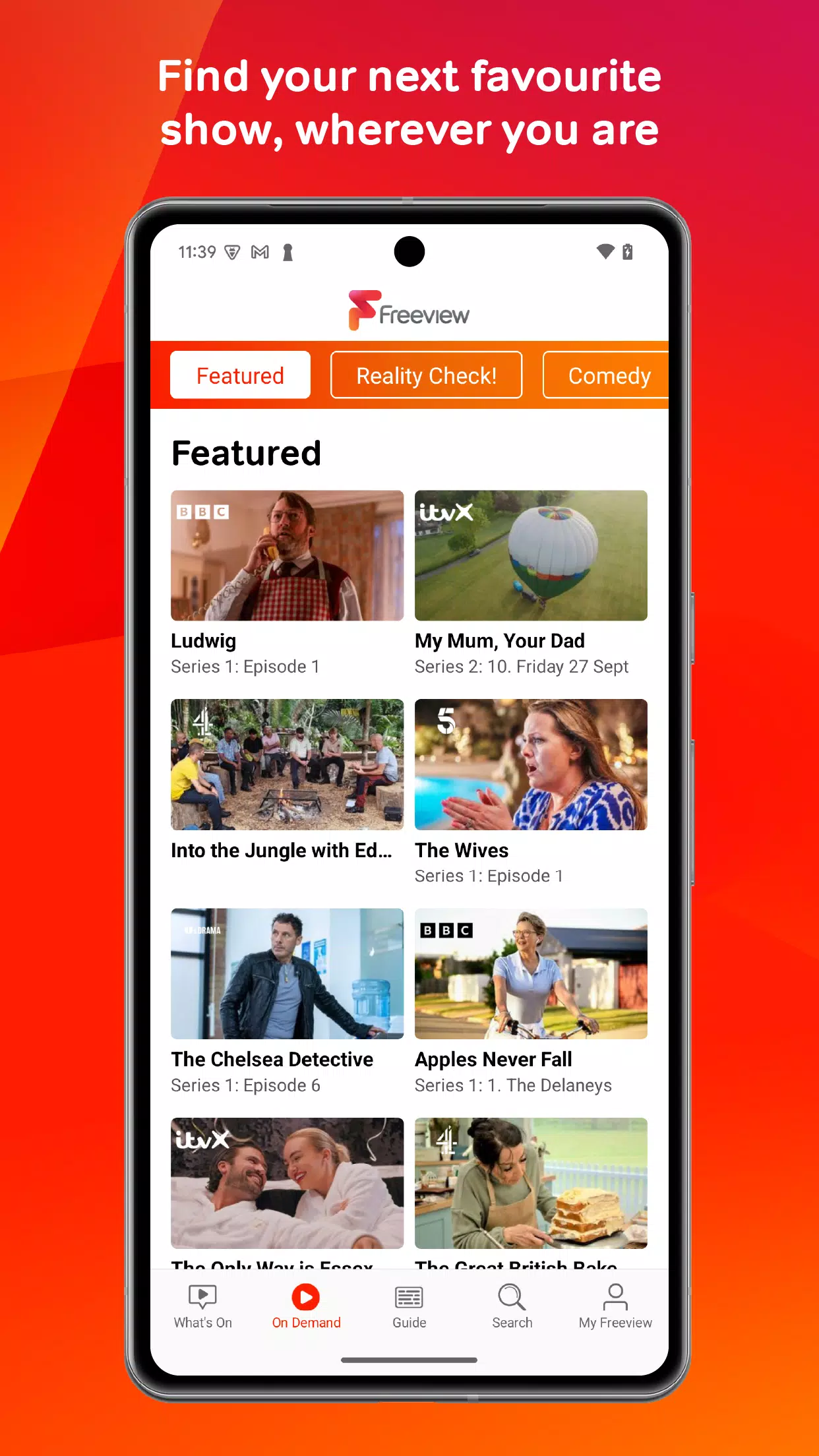 Freeview स्क्रीनशॉट 1
