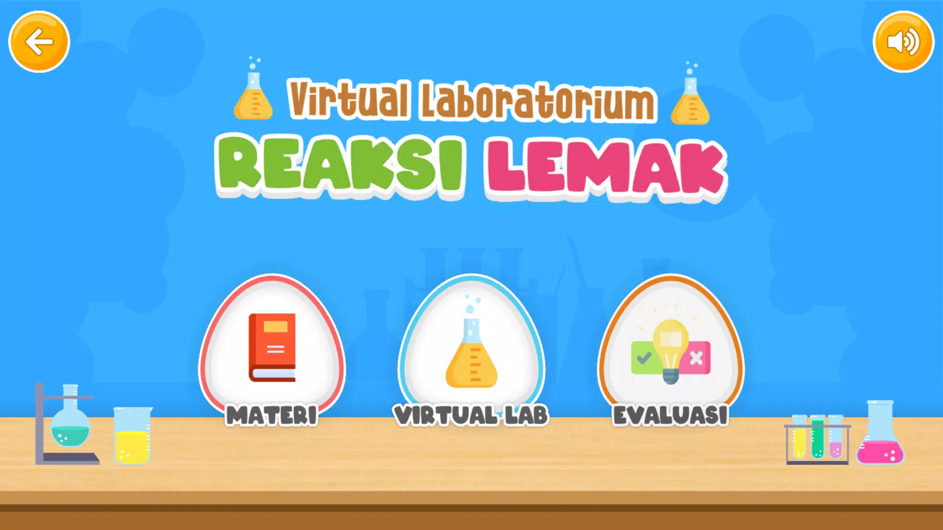 Virtual Lab Reaksi Lemak Ekran Görüntüsü 1