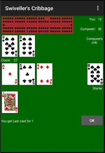 Swiveller’s Cribbage Screenshot 1